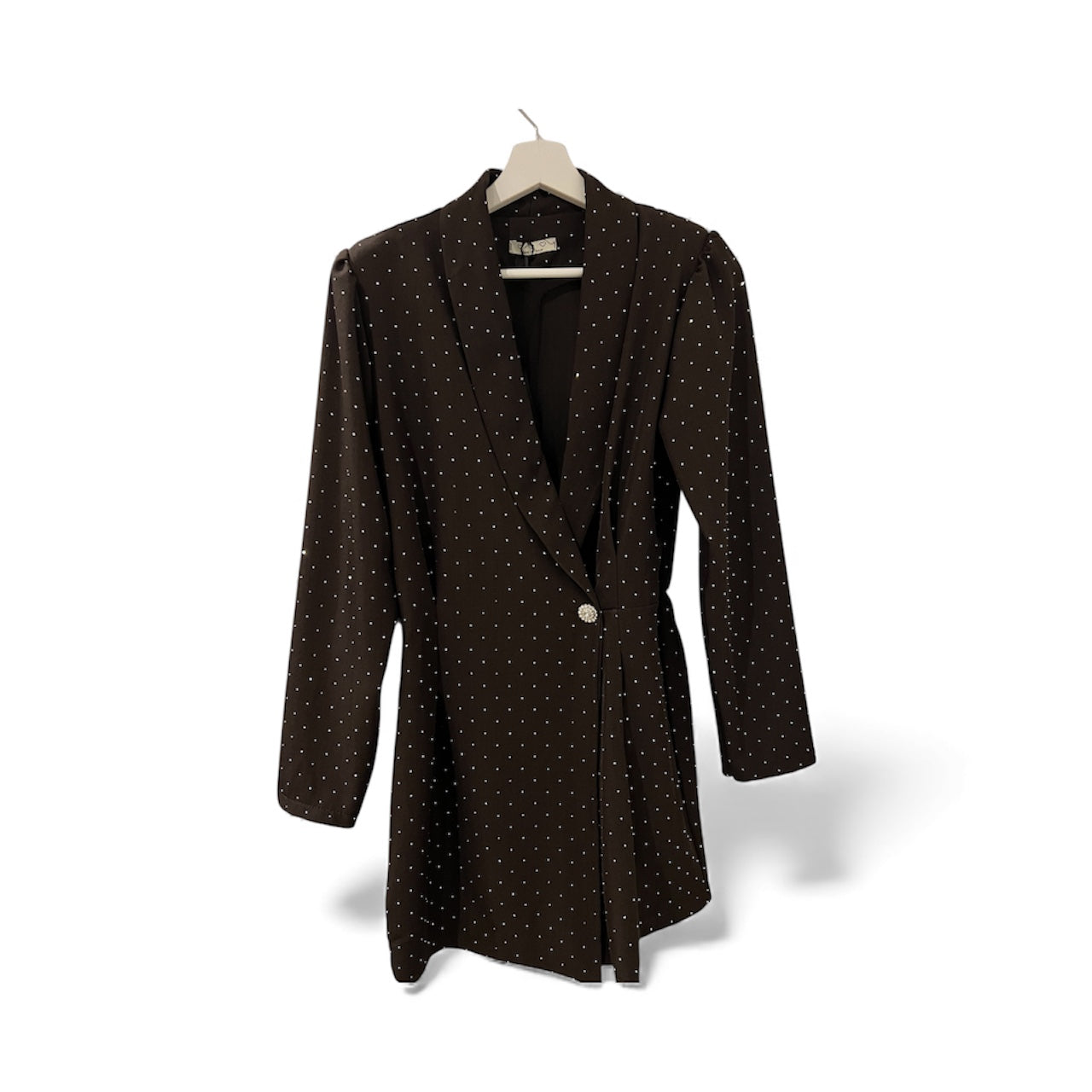 Elegant Dots Blazer Dress