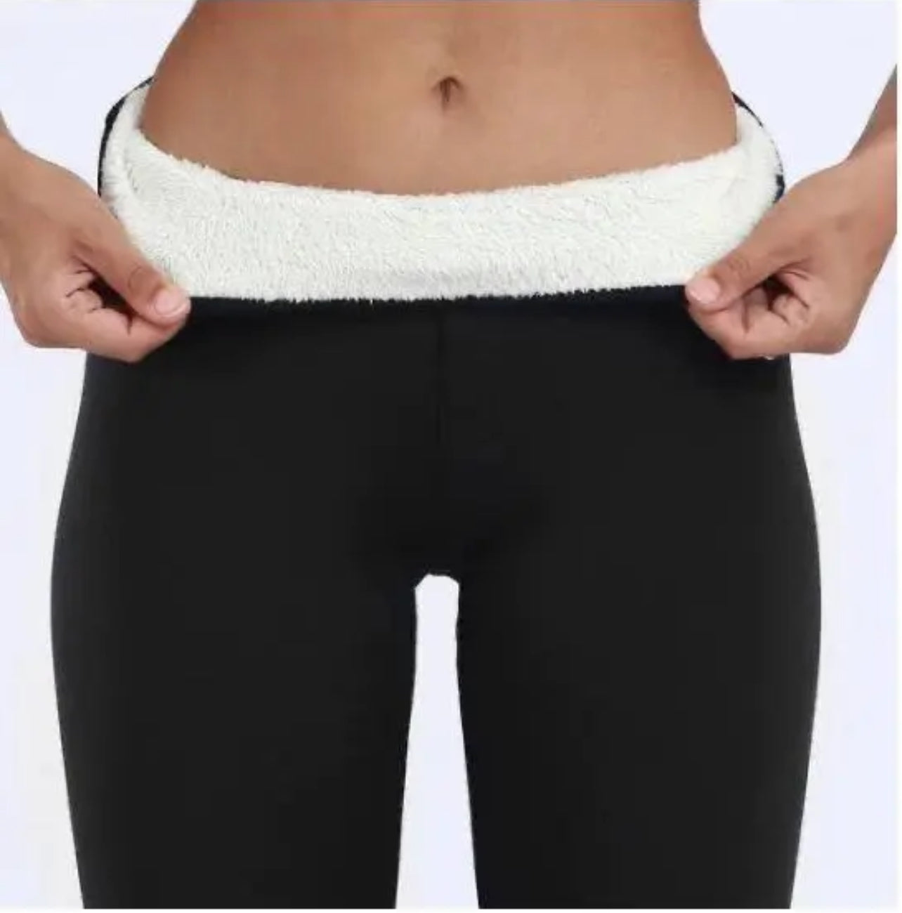 Gefütterte Leggings – Braun & Schwarz