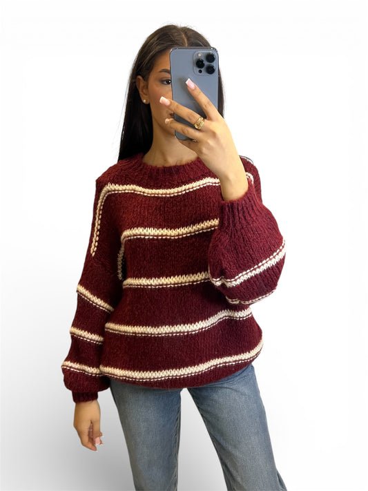 „Liya“- Strickpullover in verschiedenen Farben