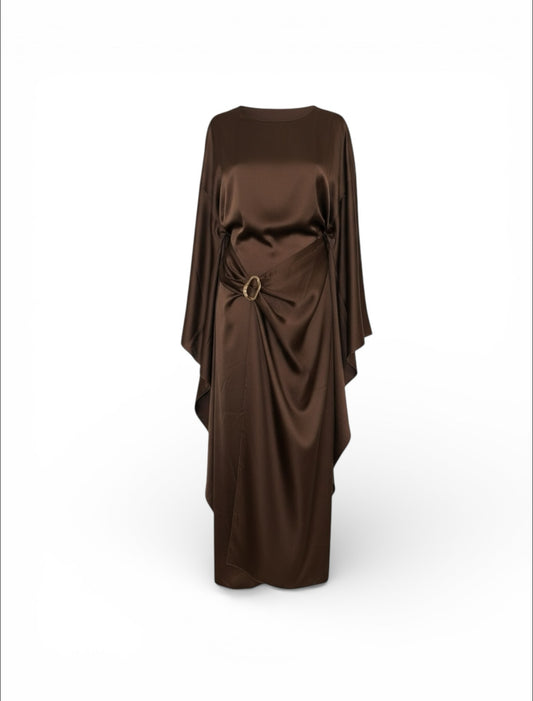 Abaya mit goldenem Detail