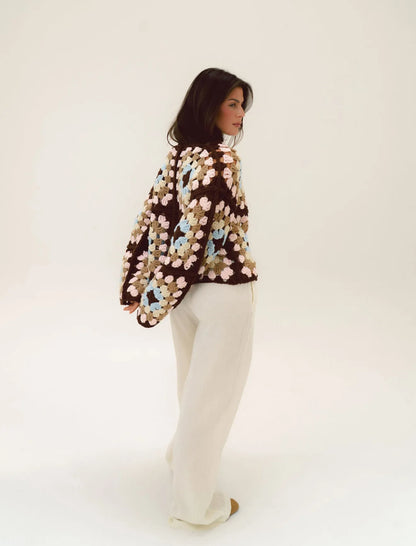 Choco Pastello Cardigan (Handmade)