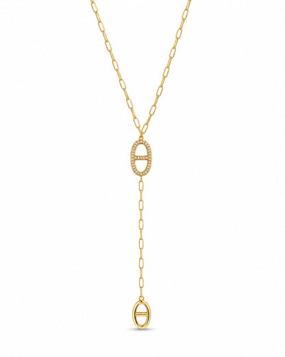 Lange Drop Chain Kette