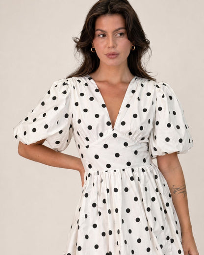 Polka Dot Kleid