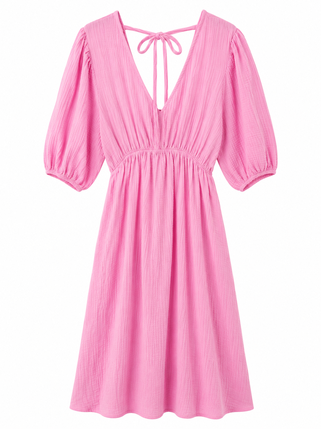 Musselin Kleid Lang