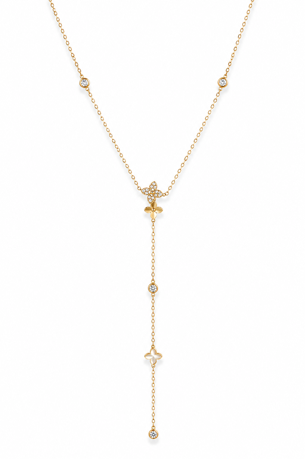 Flora Shine Drop Kette