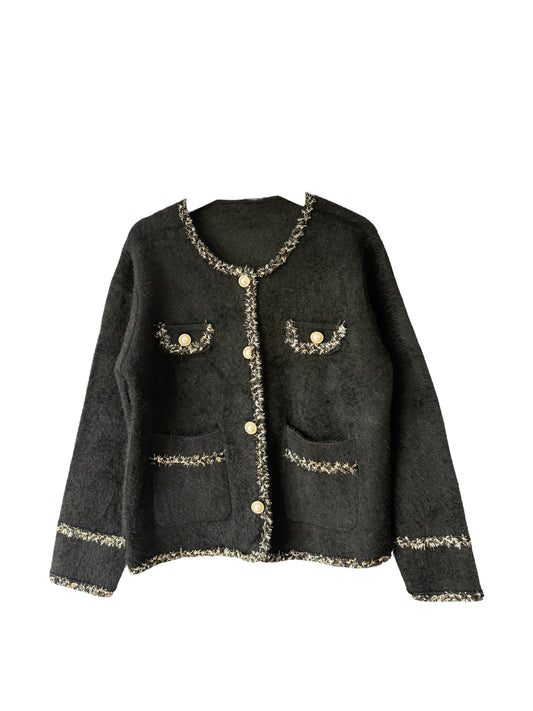 ElegantPearl Bouclé Jacke
