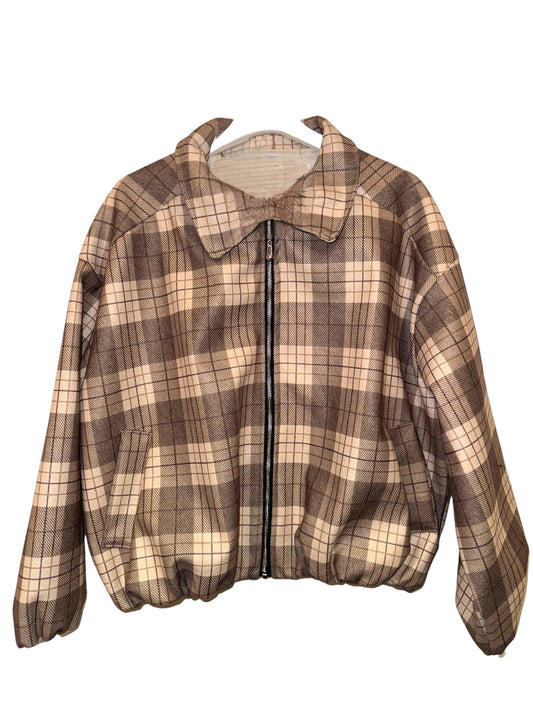 Jacke Marlene – Trendige Damenjacke im modernen Karo-Design