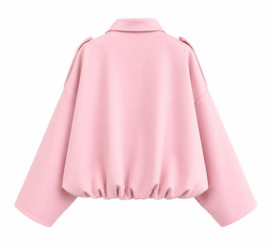 Blush Oversized Jacke mit Statement Ärmeln