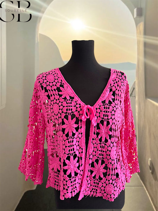 Häkel-Cardigan “Lina” – Boho