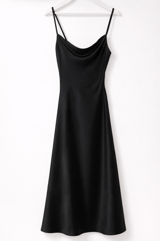 Tatjana Satin Kleid