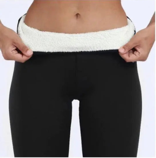 Gefütterte Leggings – Braun & Schwarz