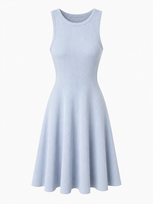 Strickkleid Maria – Feminines Midikleid mit fließendem Fall