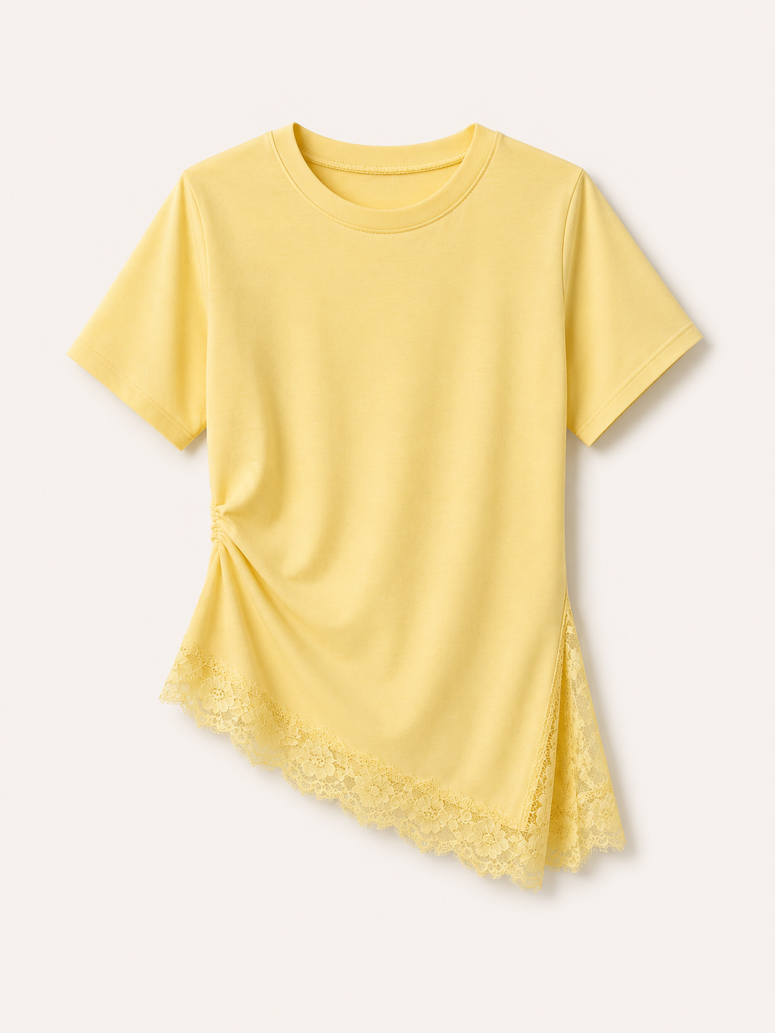 T-Shirt mit spitze