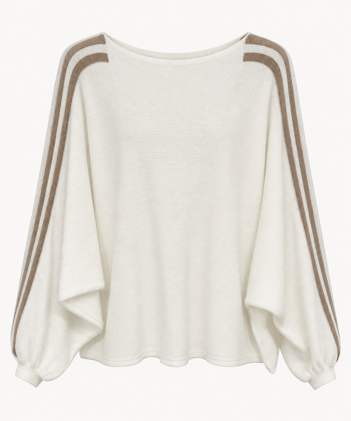 Oversize Strickpullover mit Streifen
