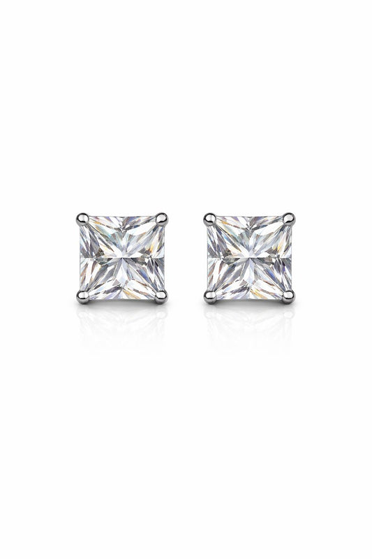 Ohrringe „Aurora“ – Elegante Silber Ohrstecker mit funkelndem Diamanten