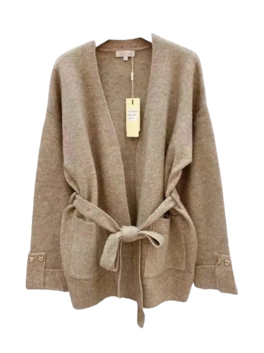 Cardigan mit Schnüre