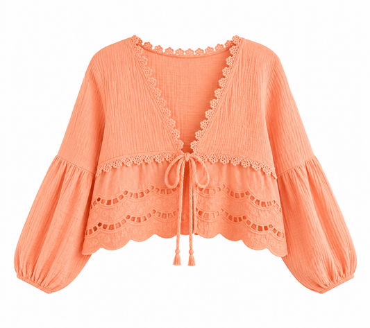 Musselin Bluse Lisa