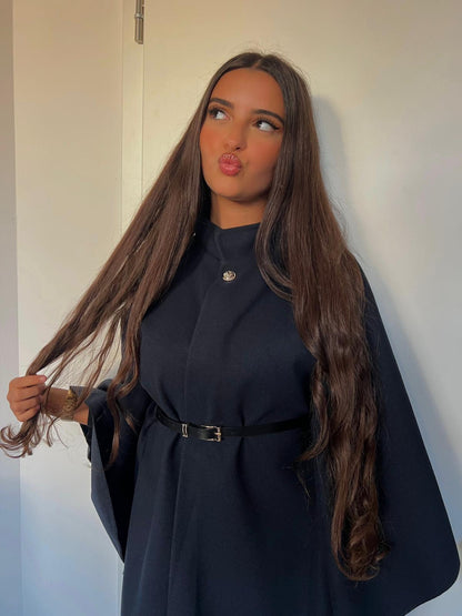 Poncho „Giulia“ mit Taillengürtel