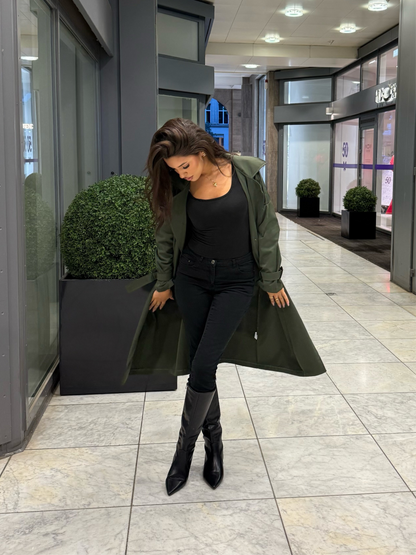 Eleganter Trenchcoat „Victoria“ – Langer Damenmantel