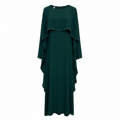 Abaya mit Perlenverzierung