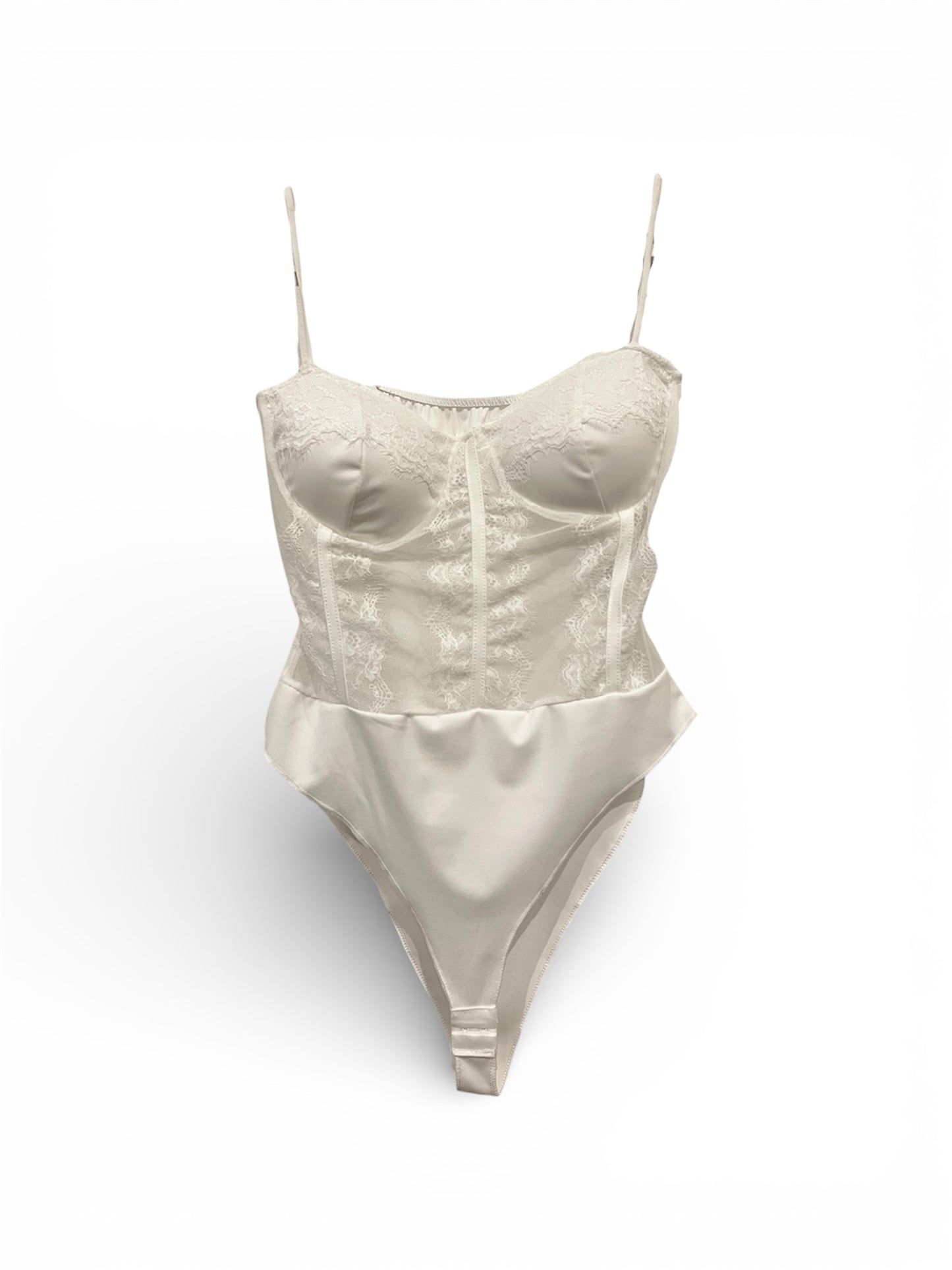Spitzenbody Seraphina  Corset-Satin Details