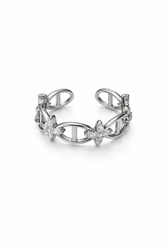 Ring „Avelina“ – Eleganter Schmetterlingsring
