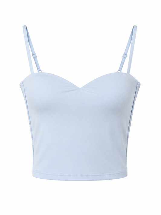Blush Bustier Crop Top