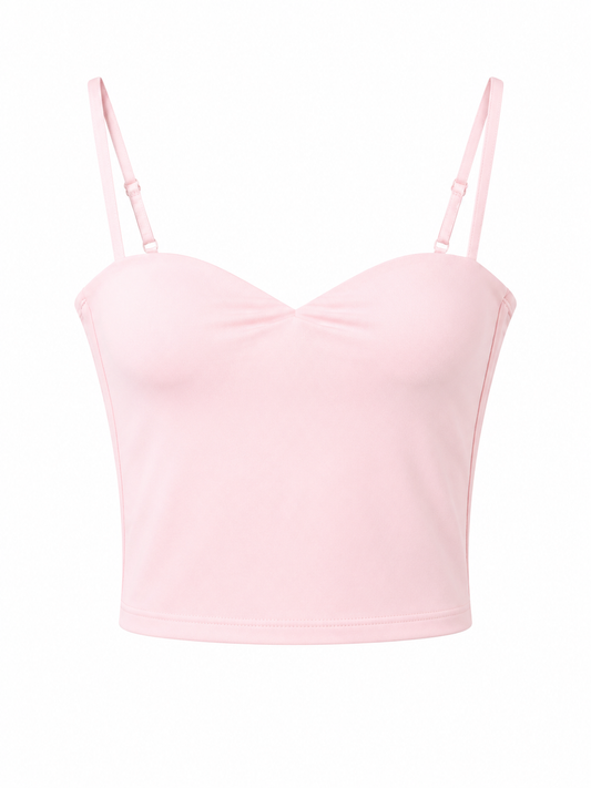 Blush Bustier Crop Top