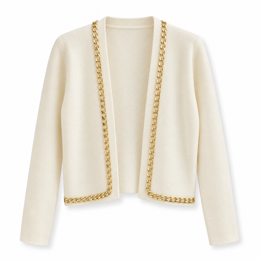Gold Chain Cardigan