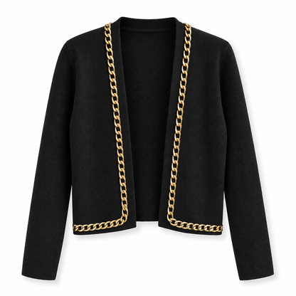 Gold Chain Cardigan