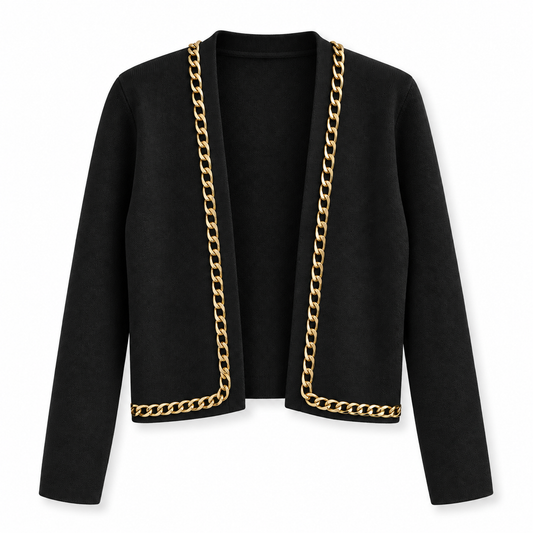 Gold Chain Cardigan