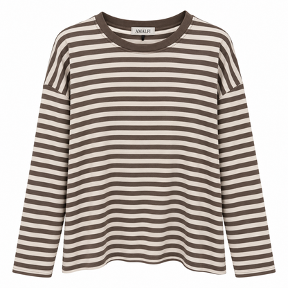 Oversized Streifen Longsleeve