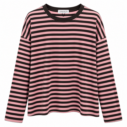 Oversized Streifen Longsleeve