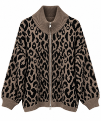 Leo Zip Strickjacke
