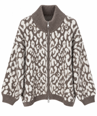 Leo Zip Strickjacke