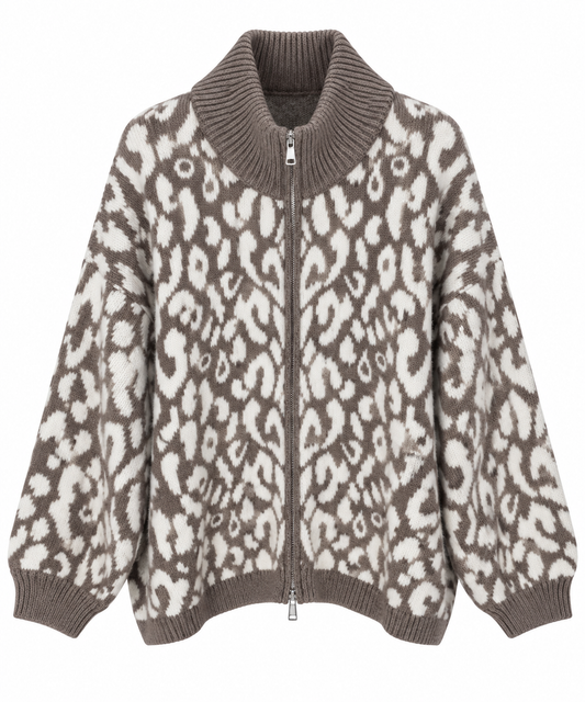 Leo Zip Strickjacke