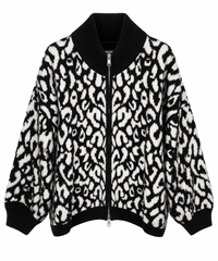 Leo Zip Strickjacke