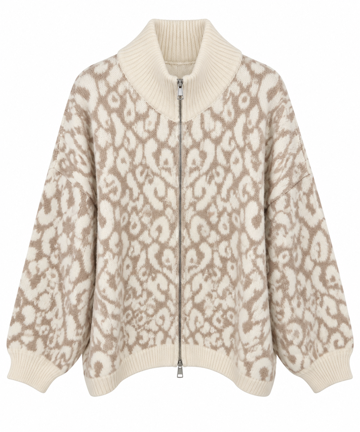 Leo Zip Strickjacke