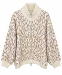 Leo Zip Strickjacke