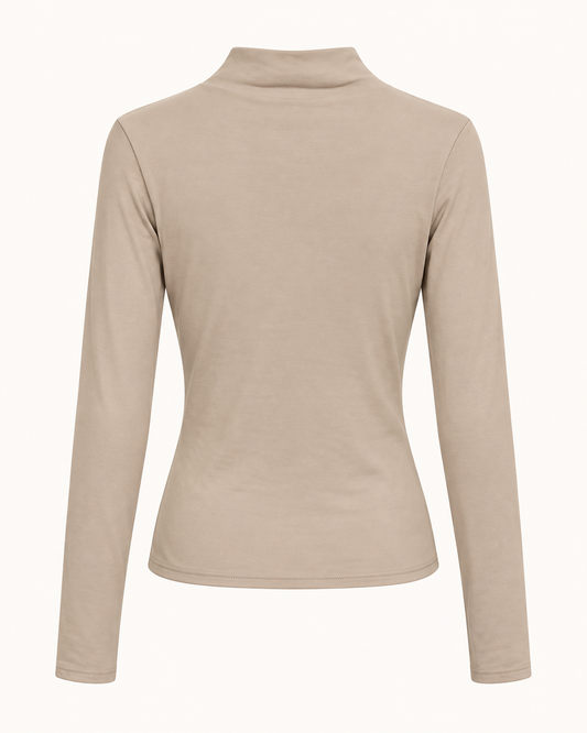 Basic Rollkragen Longsleeve