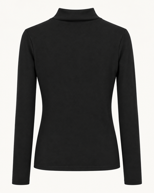 Basic Rollkragen Longsleeve